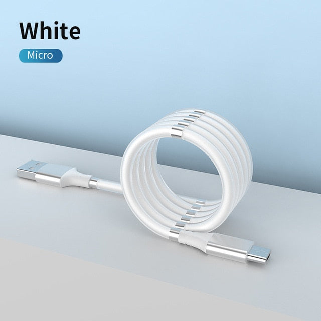 Magnetic Roll-Up USB Cable